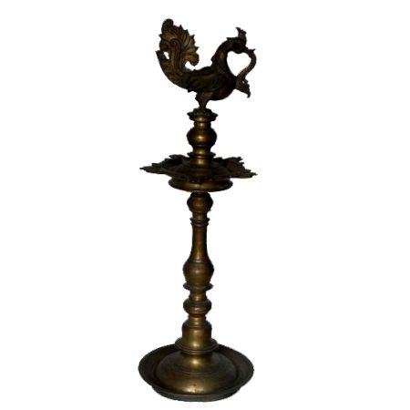 Vintage Oil Lamp-21 (Ht-26 Inches)