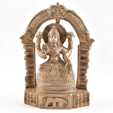 Brass Lakshmi Goddess StatueÂ 