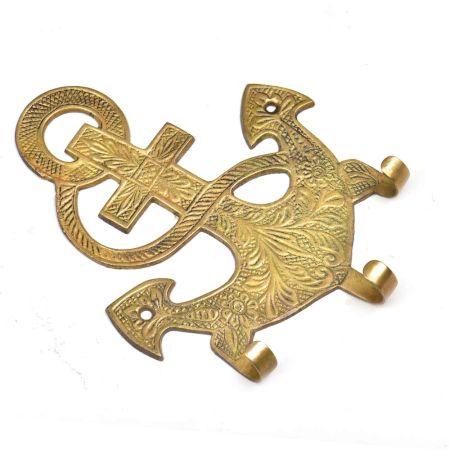 Solid Brass Anchor Wall Hook Hanger