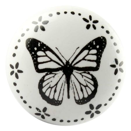 Butterfly Ceramic Flat Knobs