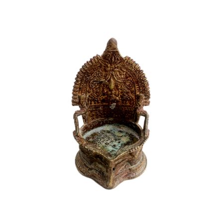 Laxmi Brass Oil Lamp (Ht -5.6 Inches)