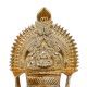 Hindu Ritual Oil Lamp with Deeplakshmi in Bronze