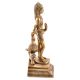 Brass Statue Hindu God Kartikeya Murugan With Peacock Figurine