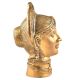 Brass Devi Mukhota Lady Head Statue