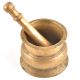 Handmade Mortar Pestle Made of Solid Brass
