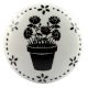 Vase Ceramic Flat Knobs