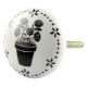 Vase Ceramic Flat Knobs