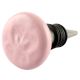 Ceramic Flat Wine Stopper in Pink Flower