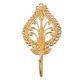 Enrgaved Brass  Leaf Design Hook