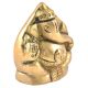 Cute Brass Sitting Ganesha Figurine