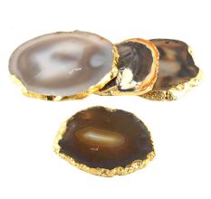 Brown Agate Coasters Online Set of 4 Pieces