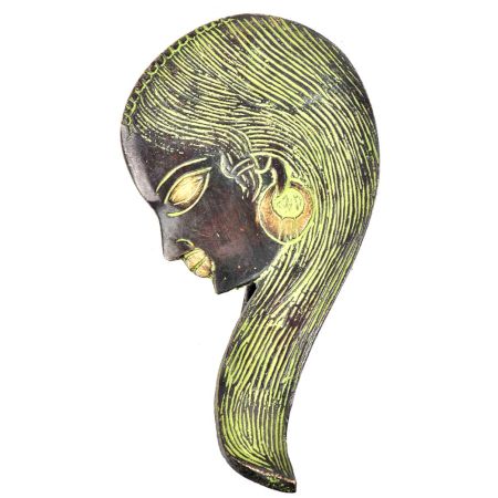 Brass Lady Face Door Knocker