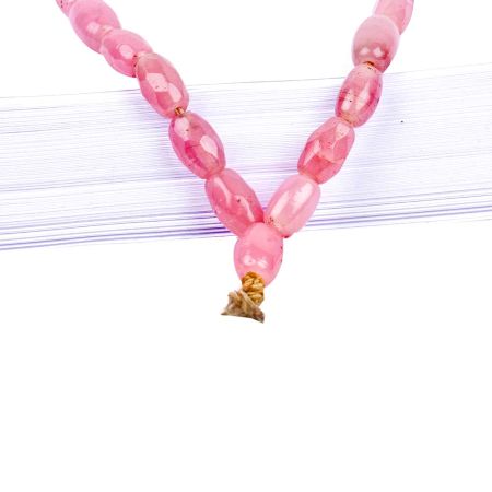 Pink Ultra Fine Bead Necklace