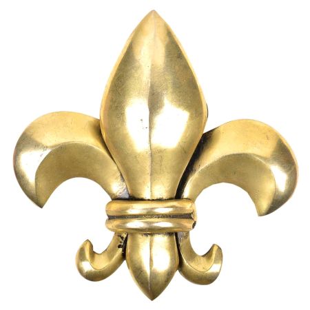 Vintage French Flower Basket Door Knocker