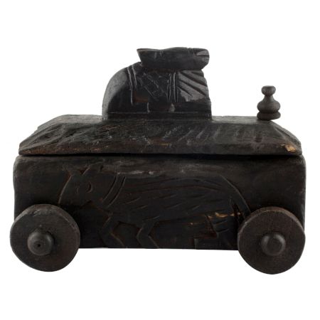 Nandi Wooden Spice Box Masala Dabba Spice Box