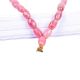 Pink Ultra Fine Bead Necklace