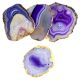 Purple Agate Coasters Online Set of 4 Pieces
