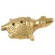 Handcrafted Brass Turtle Incense Stick Holder Or Agarbatti Stand