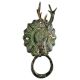 Handecor Brass Reindeer Head Door Knocker