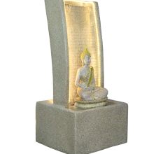 Slate Water Fountain With Lord Buddha Statue Small