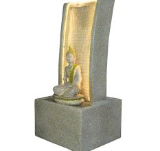 Slate Water Fountain With Lord Buddha Statue Small