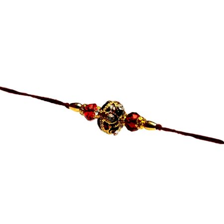 Simple Meenakari Rakhi