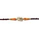Traditional Rakhi with Diamonds and Beads