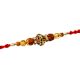 Traditional Meenakari Rakhi with Rudraksh