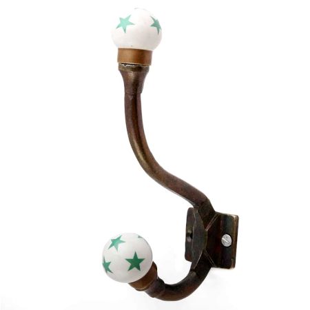 Sea Green Star Iron Hooks-EHG-98