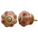 Beige Red Dotted Melon Knob