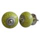 Yellow Black Crackle Ceramic Cabinet Knob Online