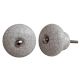White And Black Crackle Ceramic Wardrobe Knob