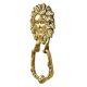 Golden Brass Large Victorian lady Face Brass Door Knocker
