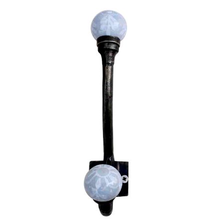 Grey Floral Hook Iron Hook-EHG-03