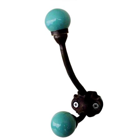 Solid Sage Green Iron Hooks-EHG-36