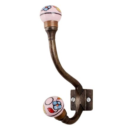 Light Baby Pink Iron Hooks-EHG-57