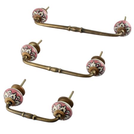 Ceramic Bridge Cabinet Handles