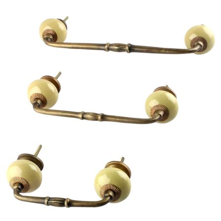 Ceramic Bridge Wardrobe Handles