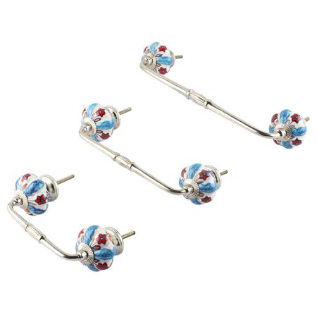 Blue Ocean Ceramic Bridge Handle