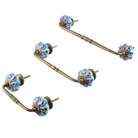 Very Berry Ceramic Bridge Handle