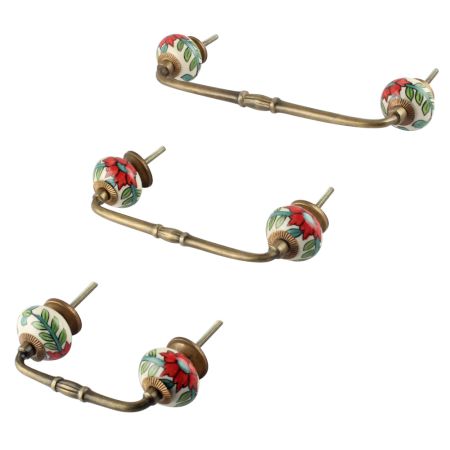 Multicolor Ceramic Bridge Handle