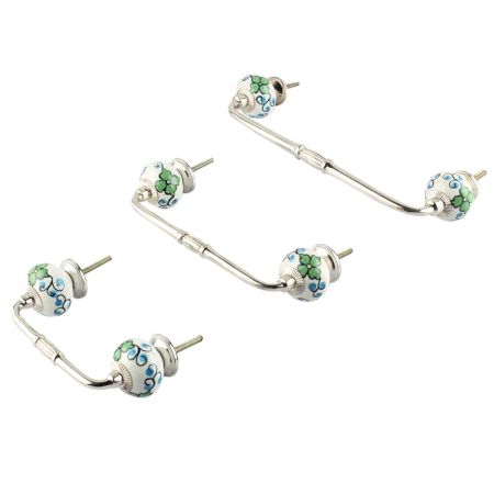 Blue Berry Ceramic Bridge Handle