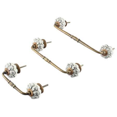 Black Spider Ceramic Bridge Handle