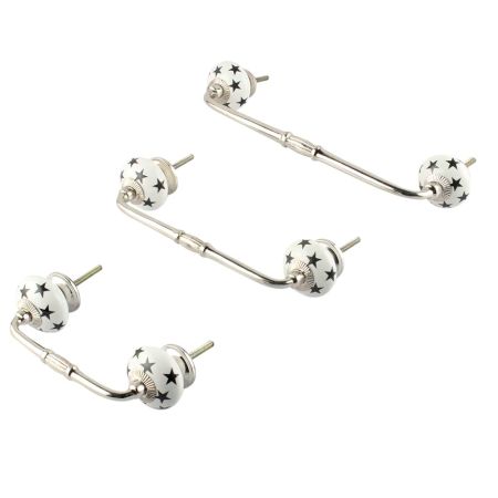 Black Star Ceramic Bridge Handle