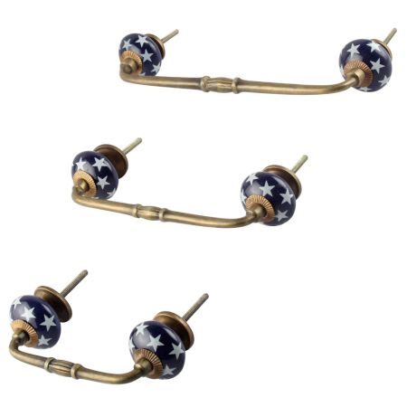 White Star Ceramic Bridge Handle