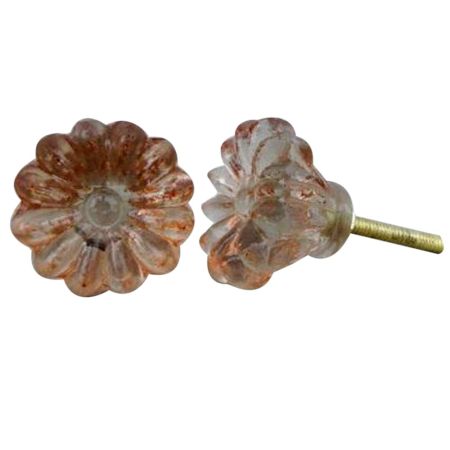 Pink Sunflower Knob