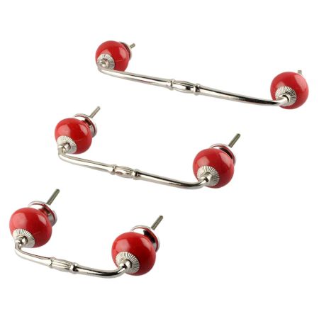 Ceramic Bridge Wardrobe Handles