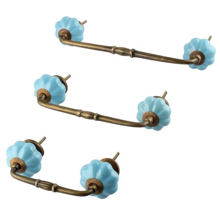 Ceramic Bridge Cabinet Handles