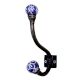 Purple Floral Iron Hook-EHG-11