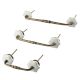 White Ceramic Bridge Wardrobe Handles